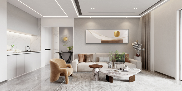 新望花园现代简约风格(图1)