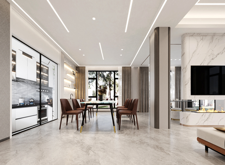 新望花园现代简约风格(图3)