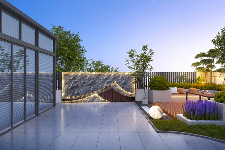 嘉怡别墅庭院设计(图3)