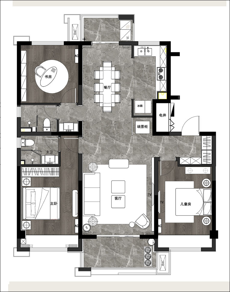 中建七局中建尚书苑样板房-A(图1)
