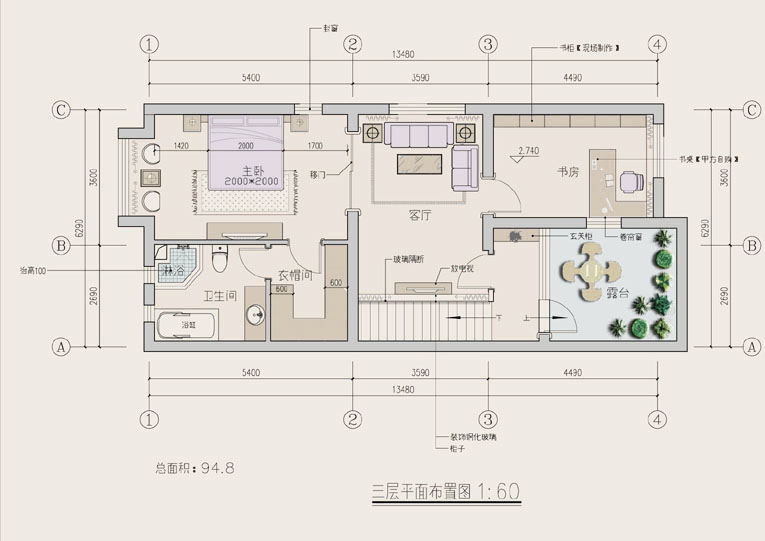 保利家园69号别墅设计(图3)