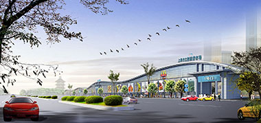 洪鑫中标“上海市江桥批发市场建筑外观改造”设计方案