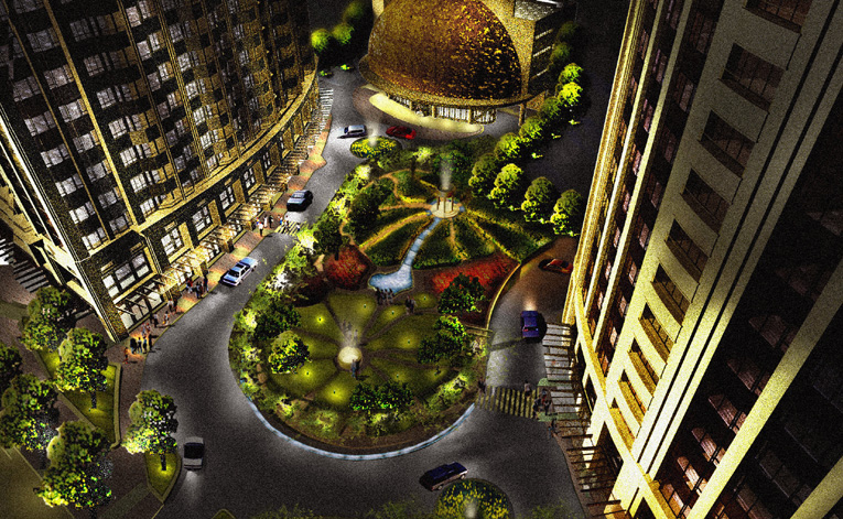 上海仙霞路现代广场建筑设计(图2)