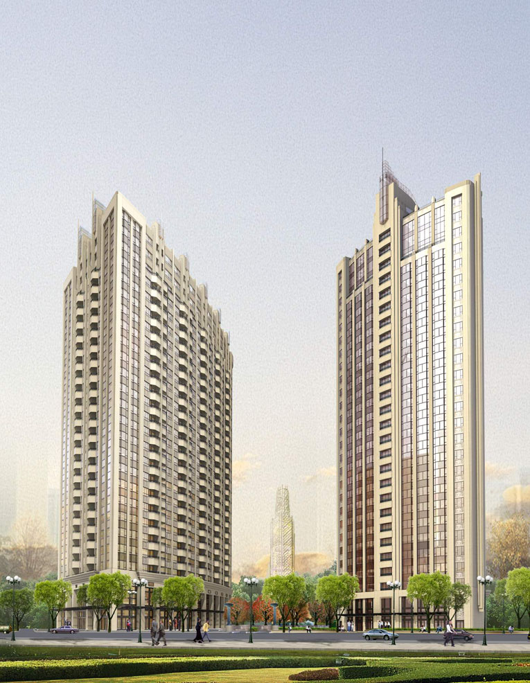 上海仙霞路现代广场建筑设计(图3)