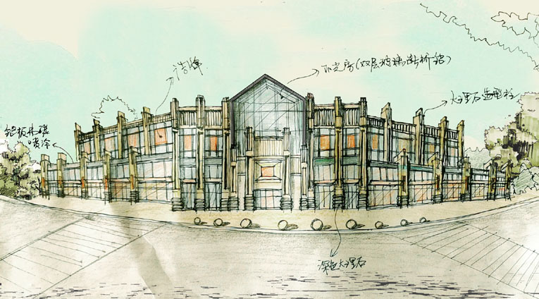 曹王新商业广场建筑改造(图2)