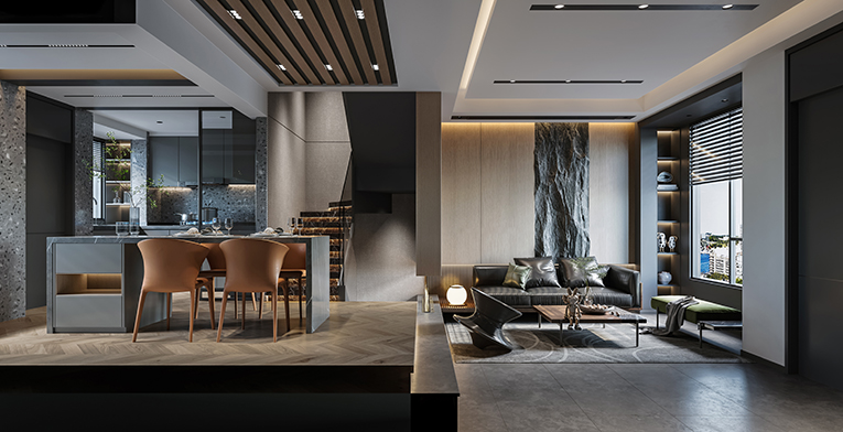 莫里斯花源(别墅)301号装饰设计(图1)